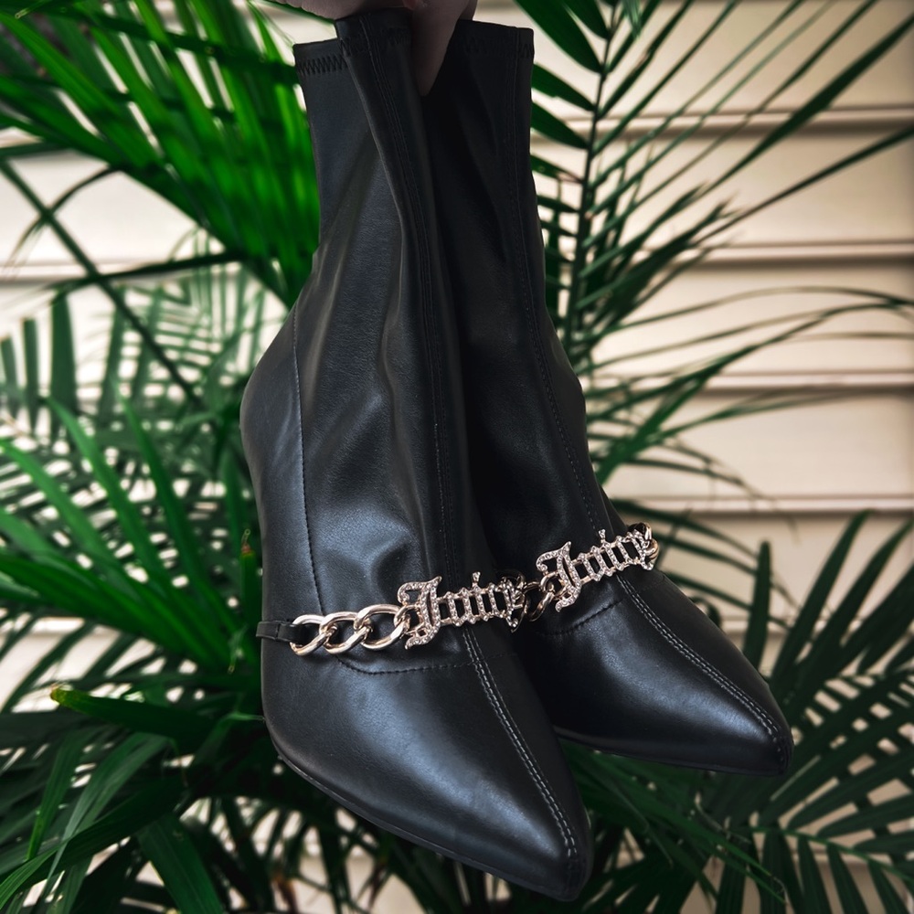 Juicy Couture Black Ankle Boots